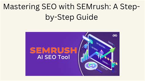 link https www.semrush.com dashboard|SEMrush Guide 2021: Complete Step By Step Tutorial.